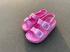 Norty Boy Girl Children Toddler Little and Big Kid 2 Strap Slide Sandal