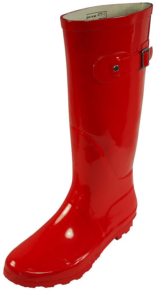 Norty Women’s Rain Boots Waterproof Hi-Calf 13 inch Rubber Garden Boot