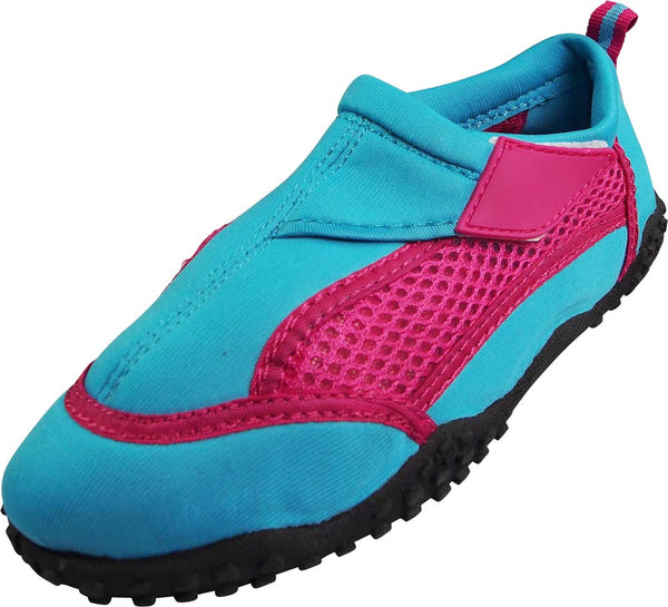 Norty Kids Sizes 11-4 Boys / Girls Slip on Aqua Socks Pool Beach Water Shoe