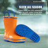 Norty Toddler Waterproof Rubber Rain Boots for Kids Children Boys and Girls