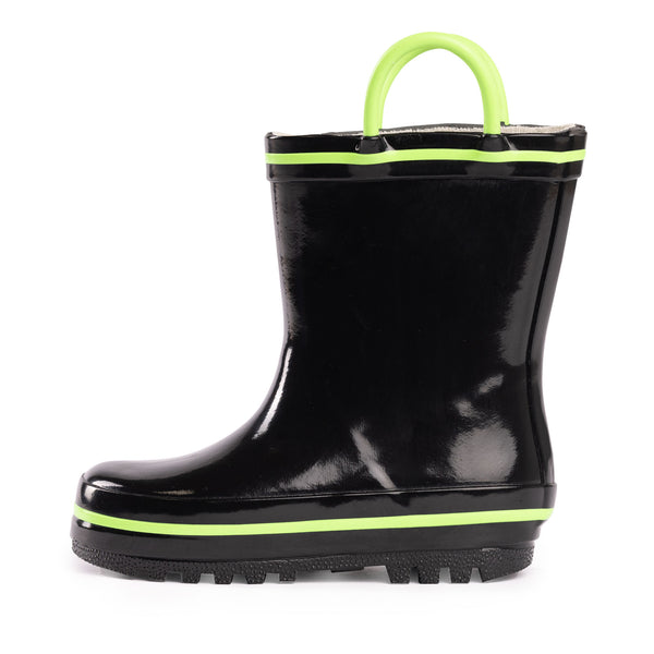 Norty Toddlers Little Kids Big Kids Boys Girls Solid Waterproof Rubber Rain Boots