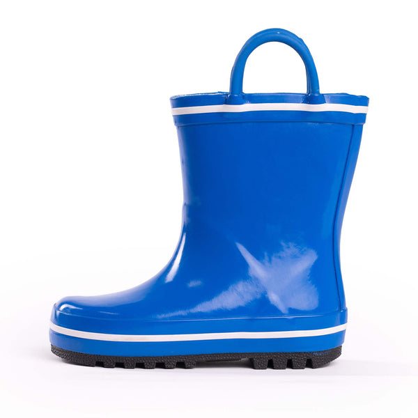 Norty Toddlers Little Kids Big Kids Boys Girls Solid Waterproof Rubber Rain Boots