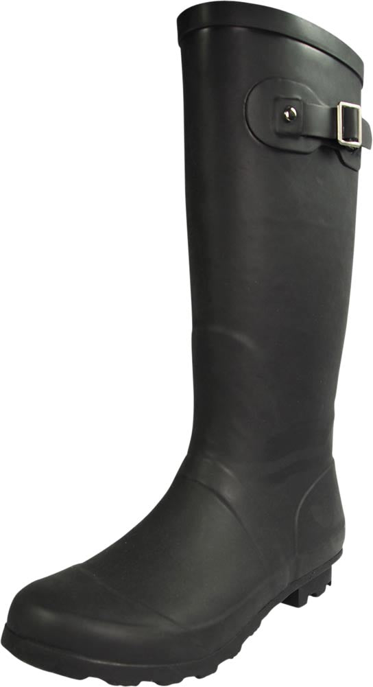 Norty Women’s Rain Boots Hi-Calf Waterproof 13 inch Rubber Garden Boot