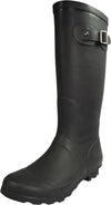 Norty Women’s Rain Boots Hi-Calf Waterproof 13 inch Rubber Garden Boot