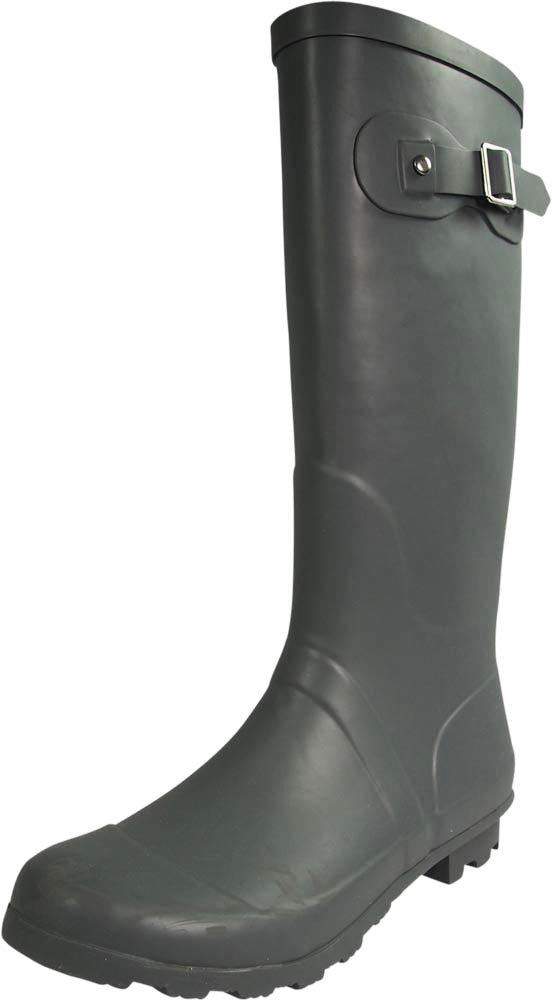 Norty Women’s Rain Boots Hi-Calf Waterproof 13 inch Rubber Garden Boot