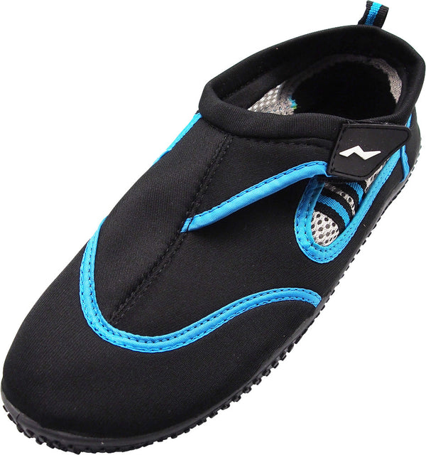 Norty Mens Water Shoes Aqua Socks Surf Yoga Exercise Pool Beach Swim Slip On