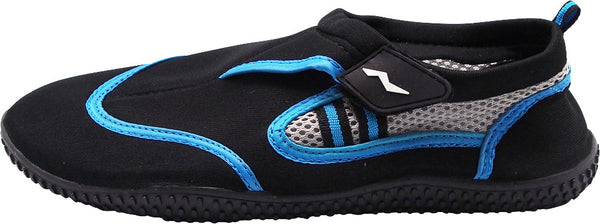 Norty Big Boy's Water Shoes Aqua Socks Surf Yoga Exercise Pool Beach Swim - RUNS 1 SIZE SMALL