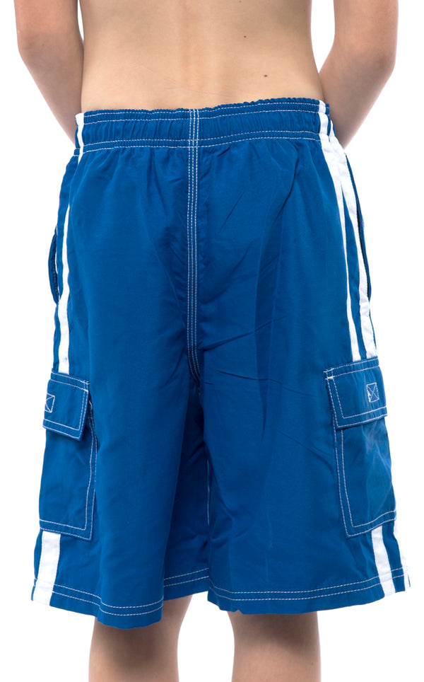 Norty Tween Big Boys 8 - 20 Swim Trunk Bathing Suit Boardshort Water Short