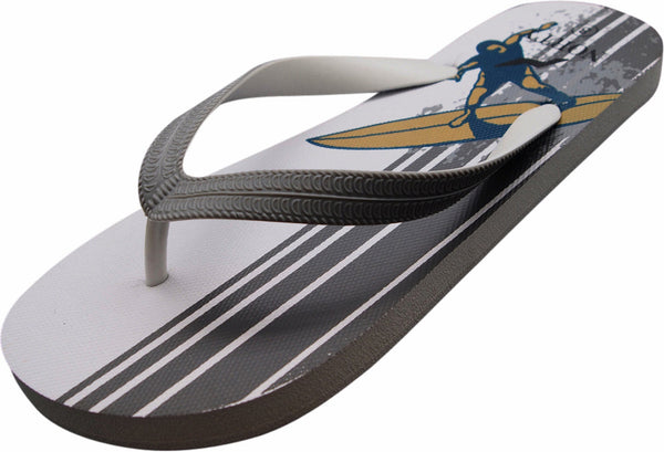 Norty Men's Casual Beach Pool Everyday Flip Flop Thong Sandal Shoe