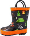 Norty Waterproof Rubber Printed Rain Boots for Kids - Boys - Toddlers, Little Kids & Big Kids - SH