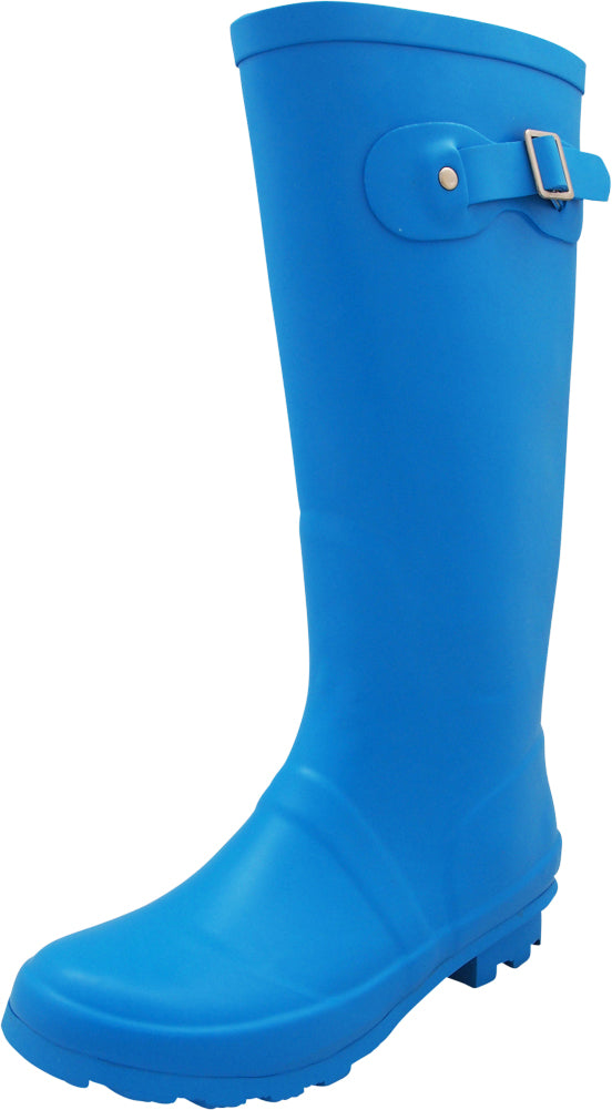 Norty Women’s Rain Boots Hi-Calf Waterproof 13 inch Rubber Garden Boot