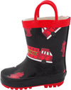 Norty New Toddlers / Little / Big Kids Boys Girls Waterproof Rubber Rain Boots