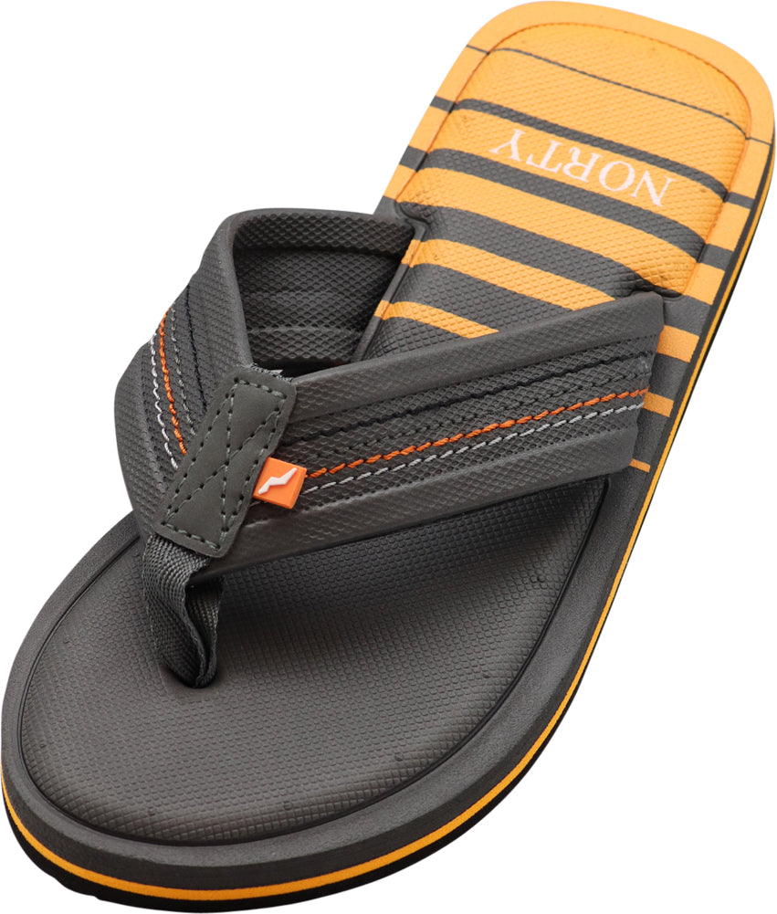 NORTY - Men's Casual Memory Foam Footbed Sandals for Beach, Pool, Shower