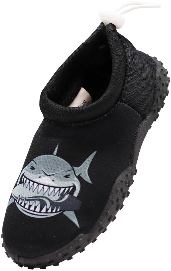 Norty Toddler Boys Girls Shark Slip on Aqua Socks Pool Beach Water Shoe