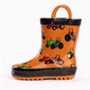 Norty Waterproof Rubber Printed Rain Boots for Kids - Boys - Toddlers, Little Kids & Big Kids - SH