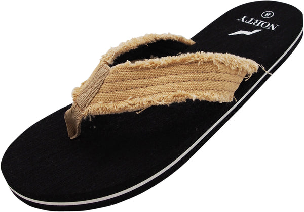 Norty Little and Big Boy's Flip Flop Thong Sandal Perfect for the Beach, Pool or Everyday