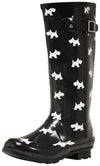 Norty Women’s Rain Boots Hi-Calf Waterproof 13 inch Rubber Garden Boot