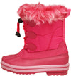 Norty Lightweight Fleece Lined Snow Boots for Toddlers, Little Kids and Big Kids Boy's Girl's Unisex