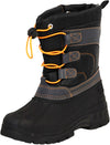 Norty Lightweight Fleece Lined Snow Boots for Toddlers, Little Kids and Big Kids Boy's Girl's Unisex