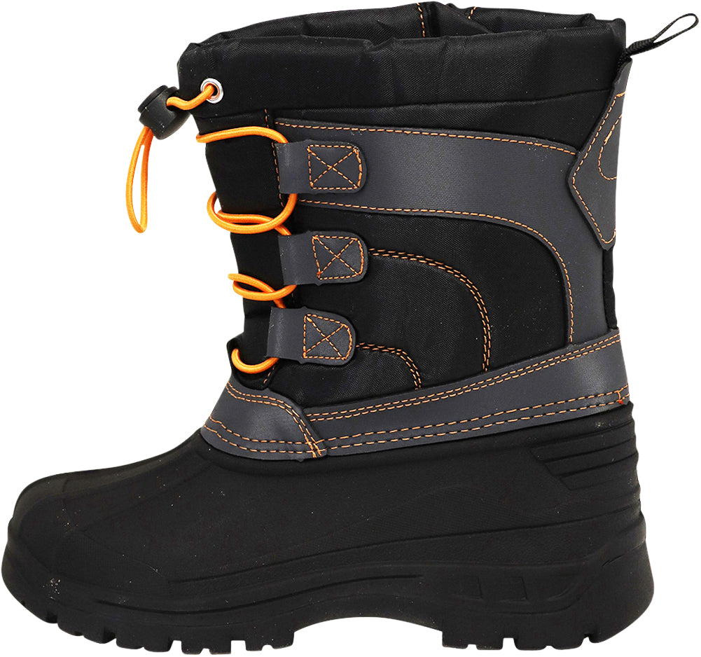 Norty Lightweight Fleece Lined Snow Boots for Toddlers, Little Kids, Big Kids Boys Girls Kids