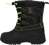 Norty Lightweight Fleece Lined Snow Boots for Toddlers, Little Kids and Big Kids Boy's Girl's Unisex