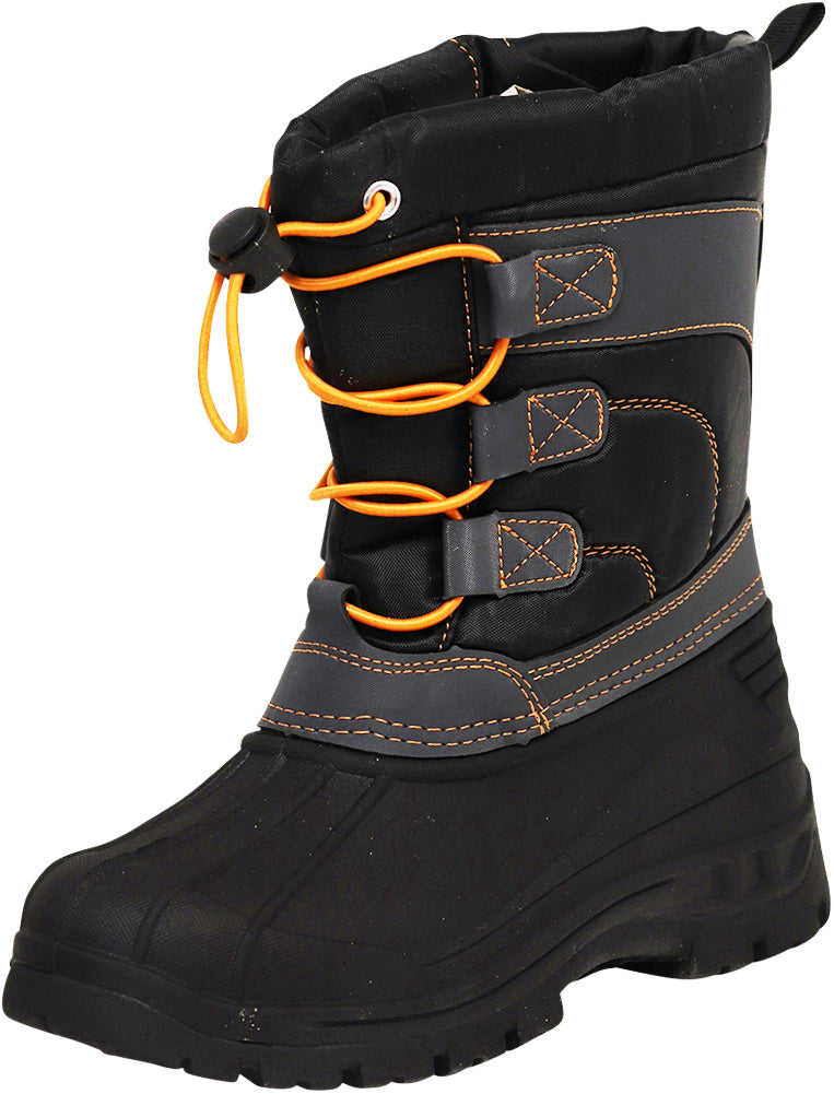 Norty Lightweight Fleece Lined Snow Boots for Toddlers, Little Kids, Big Kids Boys Girls Kids