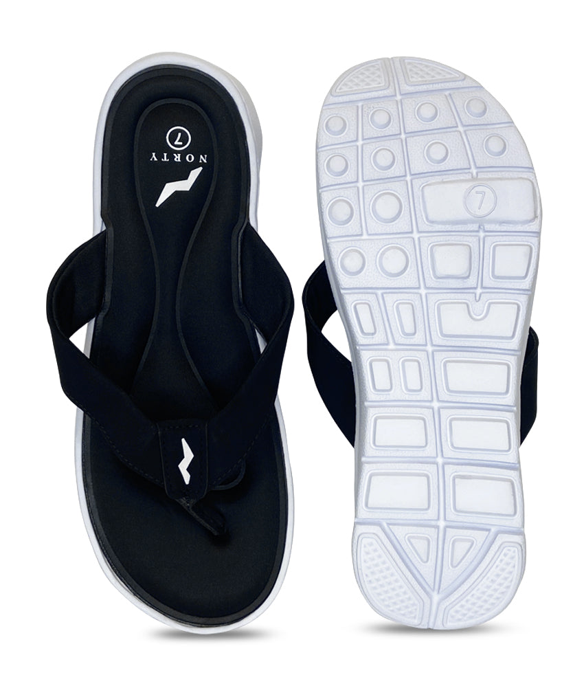 NORTY Women's Memory Foam Footbed Sandals - Runs 1 Size Small