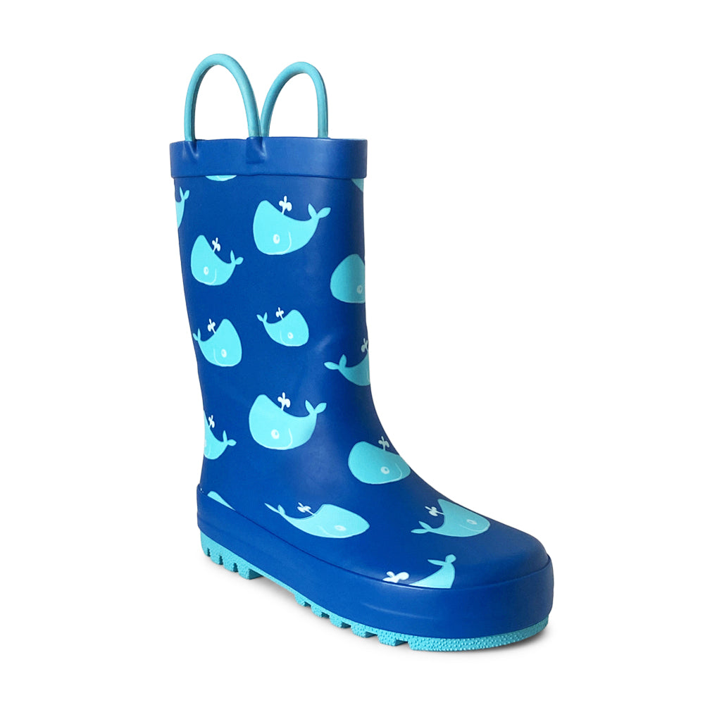 Norty Toddlers Big Kids Boy's Girl's Waterproof Rubber Rain Boots