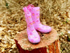 Norty Little Big Girls Waterproof PVC Light Up Rain Boots