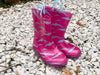 Norty Little Big Girls Waterproof PVC Light Up Rain Boots