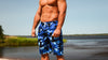 Norty Mens Big Extended Size Swim Trunks - Mens Plus King Size Swimsuit thru 5X