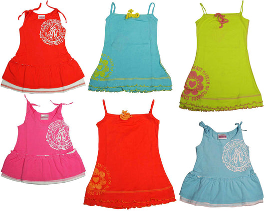 Mish Mish Little Girls Sizes 2-7 - 100% Cotton - Sleeveless Tank Sundress