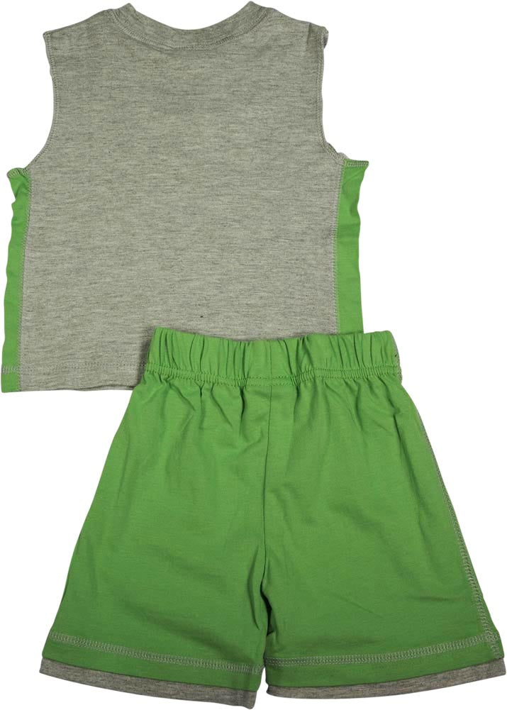 Mish Mish Baby Boys Infant Cotton Knit Sleeveless Tee Short Sets, 6220