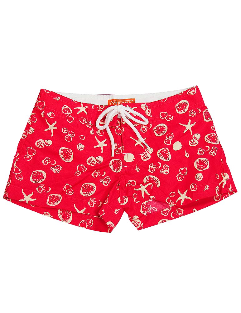 Verona - Little Girls Seashells Print Board Short