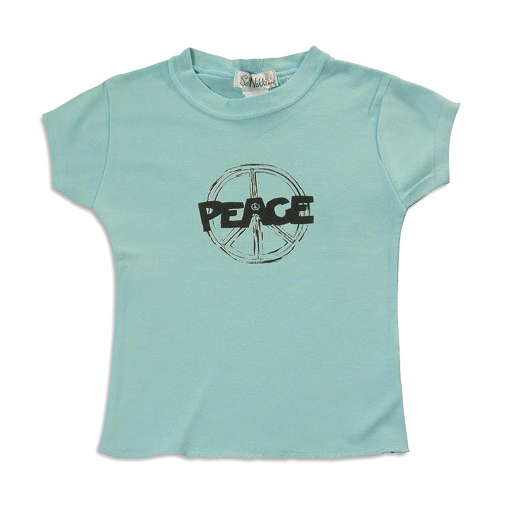 So Nikki - Little Girls' Cap Sleeve Cropped T-Shirt