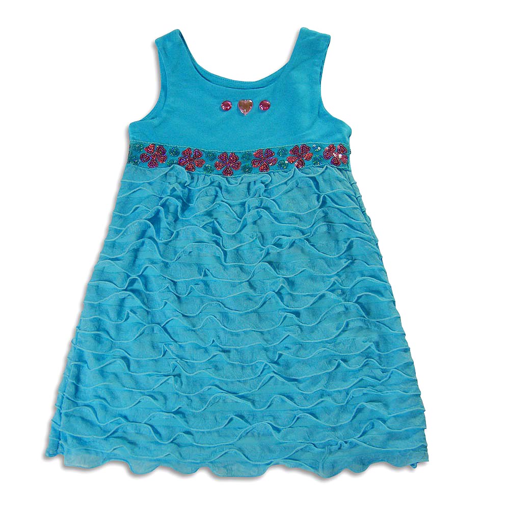 Lipstik Toddler and Little Girl's Party Dress for Day, Evening or Holidays