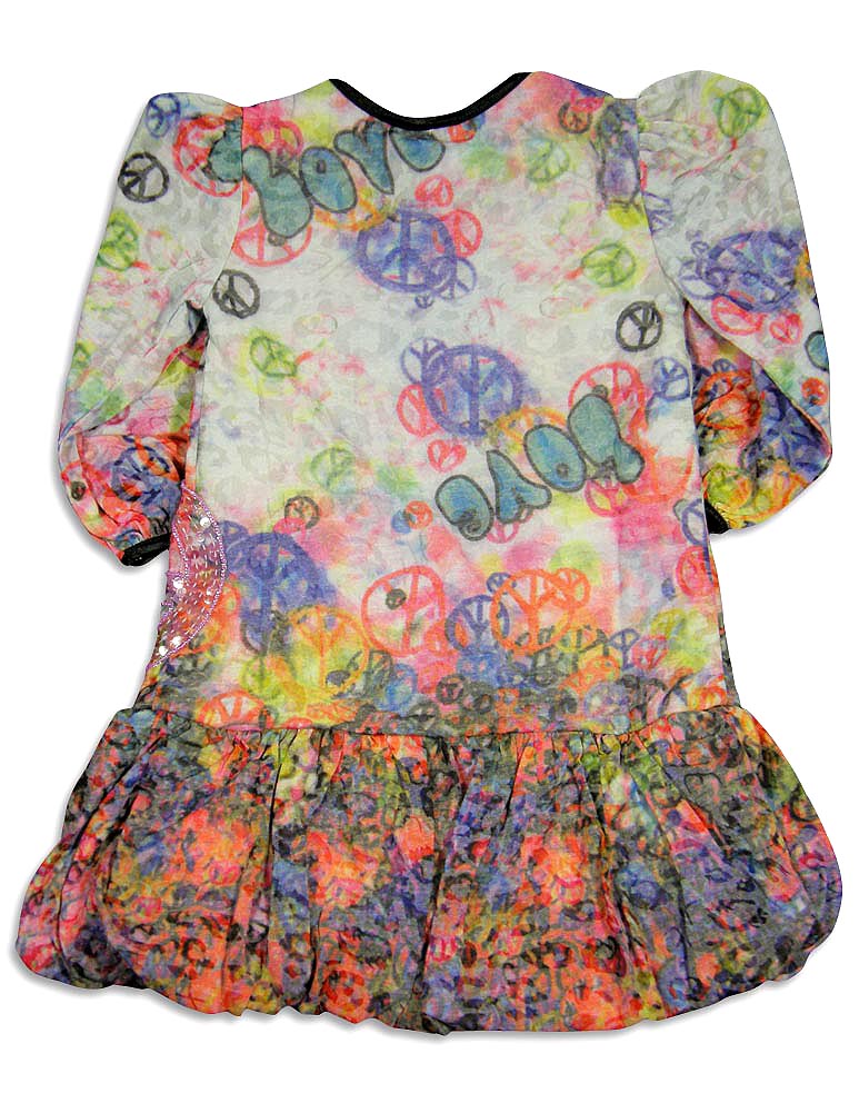 Lipstik Girl's Toddler - Long Sleeve Dress - 6 Different Prints & Styles