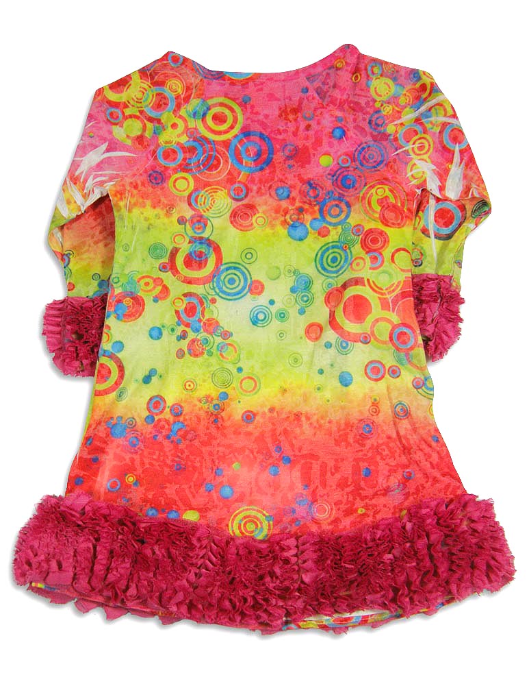 Lipstik Girl's Toddler - Long Sleeve Dress - 6 Different Prints & Styles