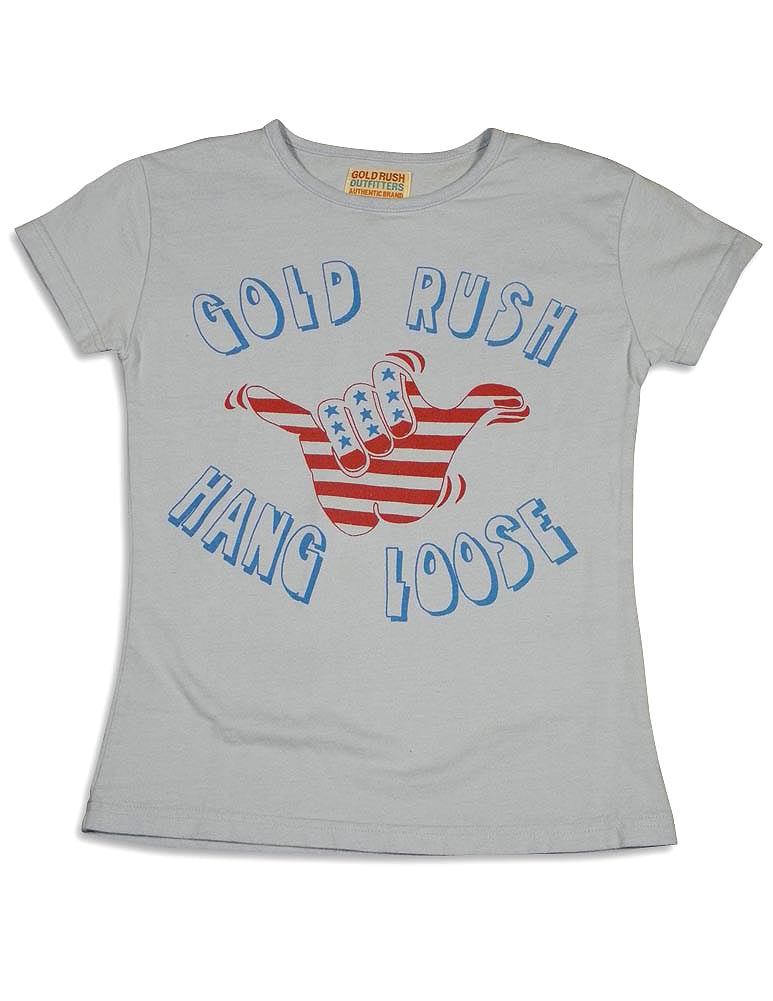 Gold Rush Outfitters - Little Girls Short Sleeve Logo'd T-Shirt