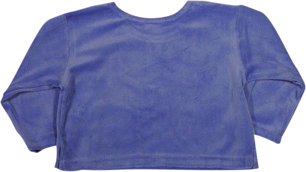 Mulberribush Girls Long Sleeve Velour Hip Length Shirt Top