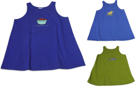 Mulberribush Girls Sizes 7 - 10 Sleeveless Pullover Sweatshirt Jumper Dress