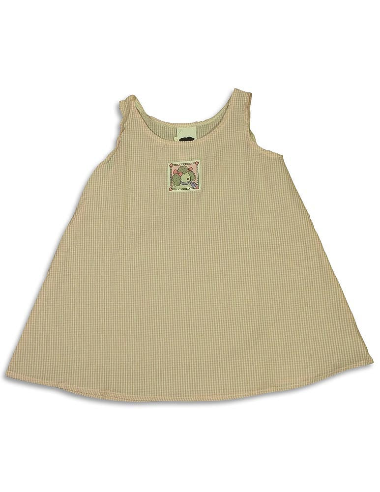 Mulberribush Infant / Toddler Girls Sleeveless Cotton Sundress Jumper Dress