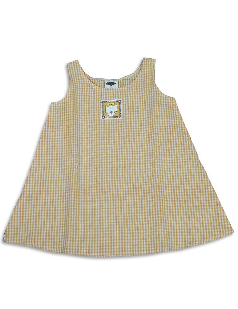 Mulberribush Infant / Toddler Girls Sleeveless Cotton Sundress Jumper Dress