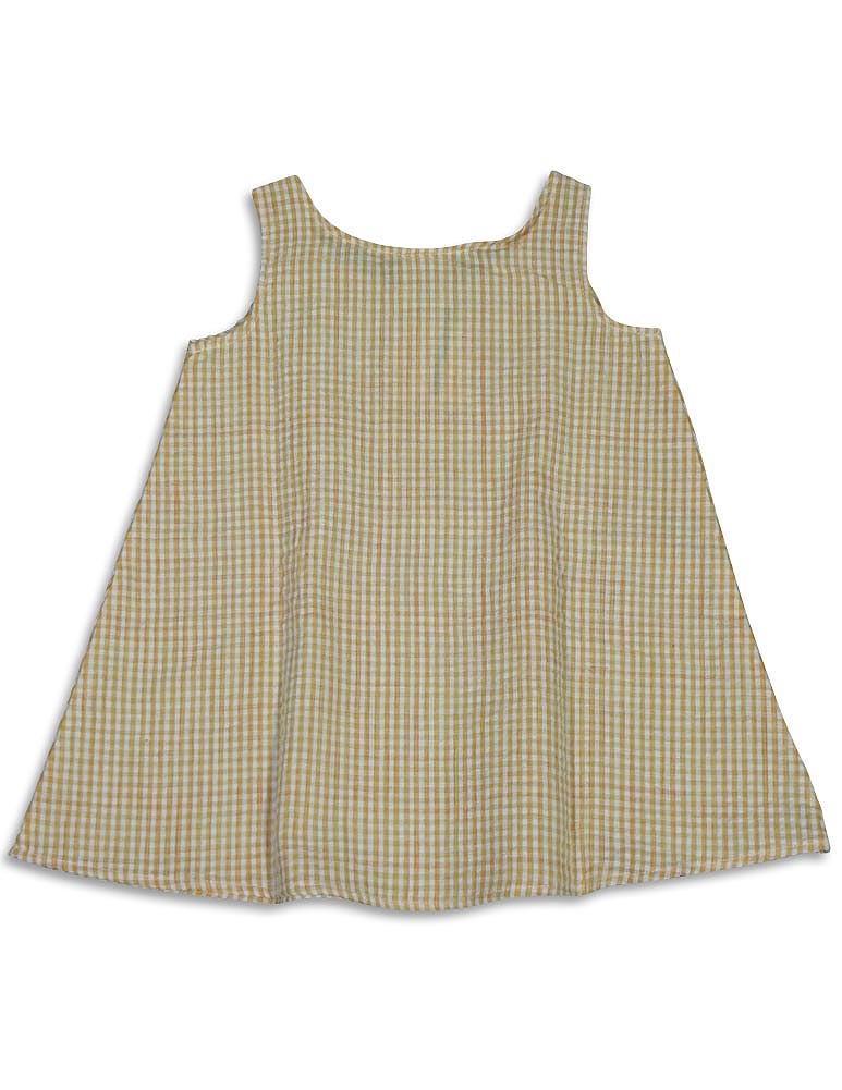 Mulberribush Infant / Toddler Girls Sleeveless Cotton Sundress Jumper Dress