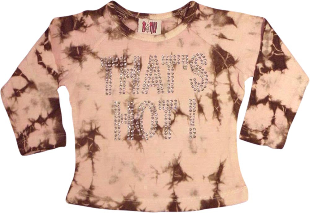 B-Nu - Baby Girls Long Sleeve Tie Dye Top