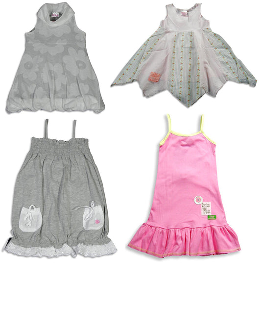 Mish Mish Little Girls Sizes 2-7 - 100% Cotton - Sleeveless Tank Dress