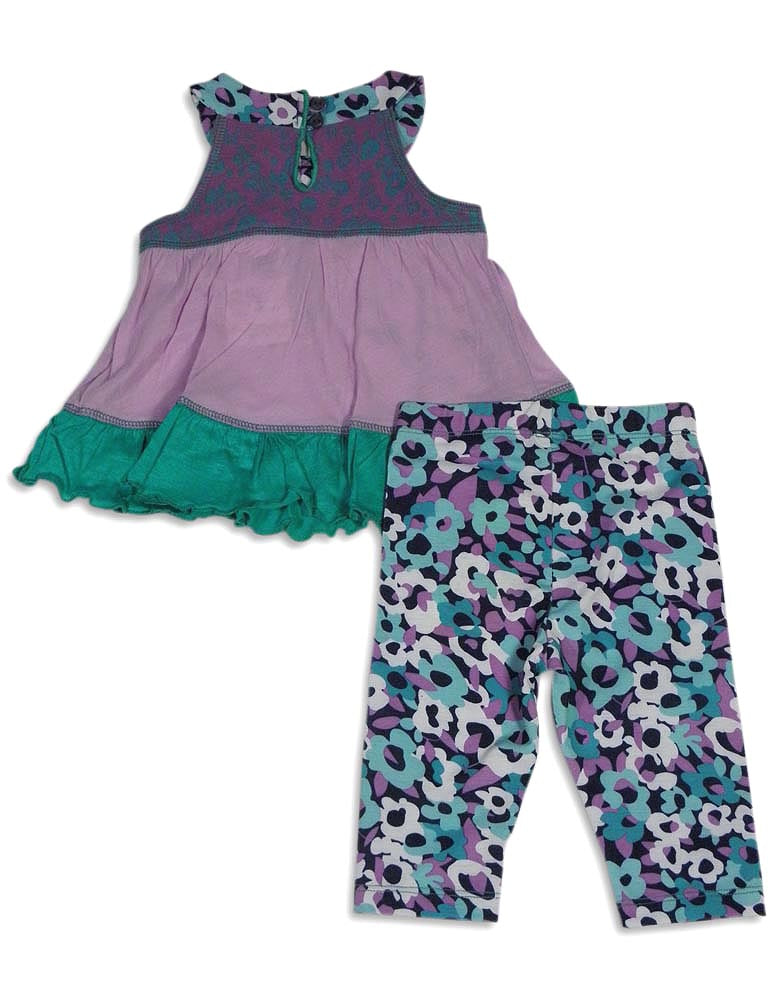 Baby Sara Infant Baby Girl Sleeveless Pant Sets - Asst Fabrics Styles Colors