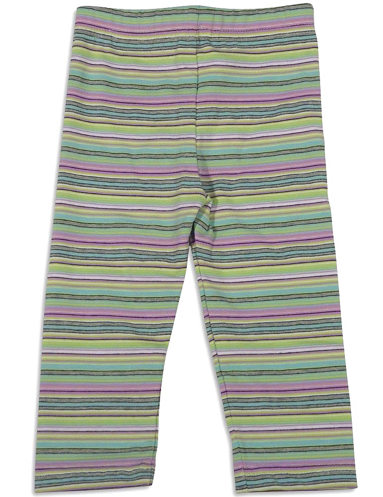 Mulberribush Infant Girls Striped Elastic Waist Leggings Pant Bottoms