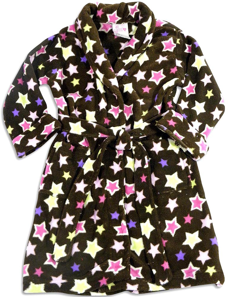 Sweet n Sassy - Little Girls' Peace Signs Robe