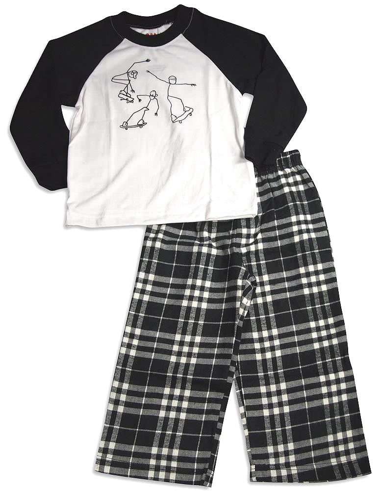 Wes and Willy - Big Boys Long Sleeve Pajamas